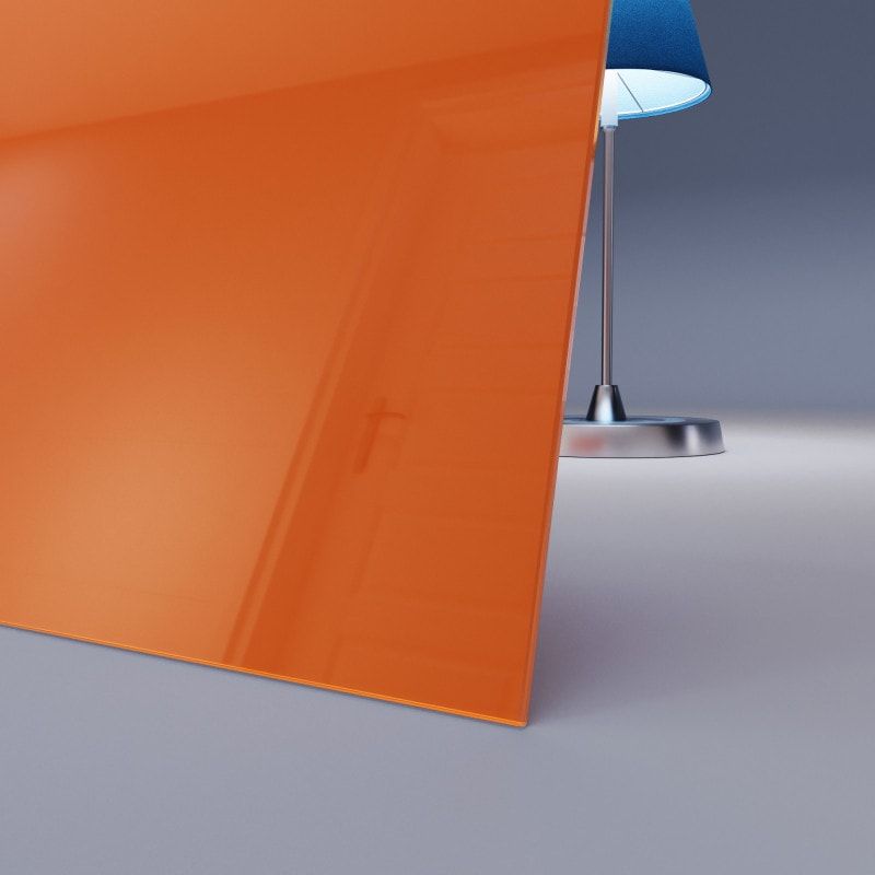 Lackiertes Glas
