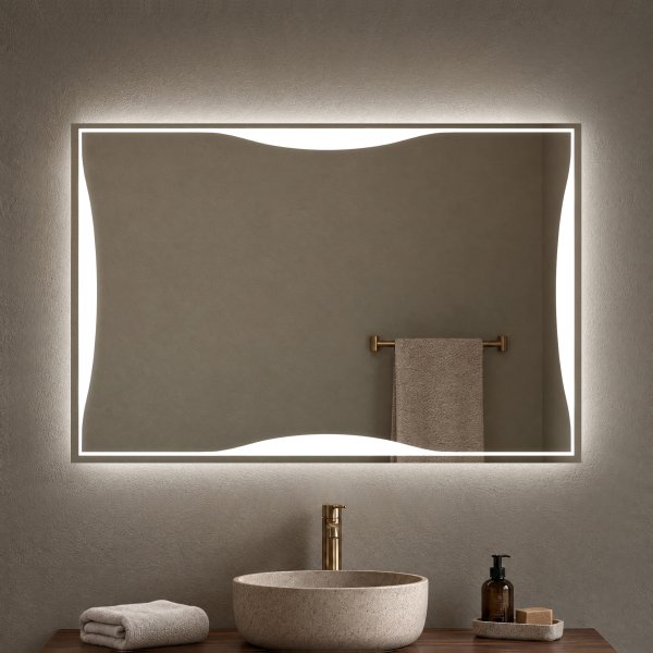 Badezimmerspiegel mit LED Beleuchtung - F569L4