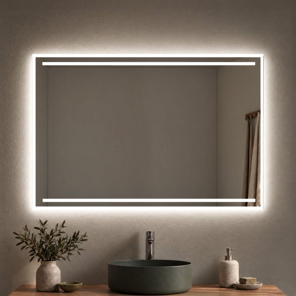 Badspiegel mit LED Beleuchtung - Calnegre