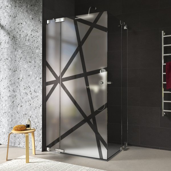 Design Duschkabine Glas Eckeinstieg AREA 8/209