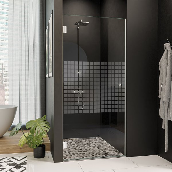 Design Glas Duschtür nach Maß CARRE 1/101