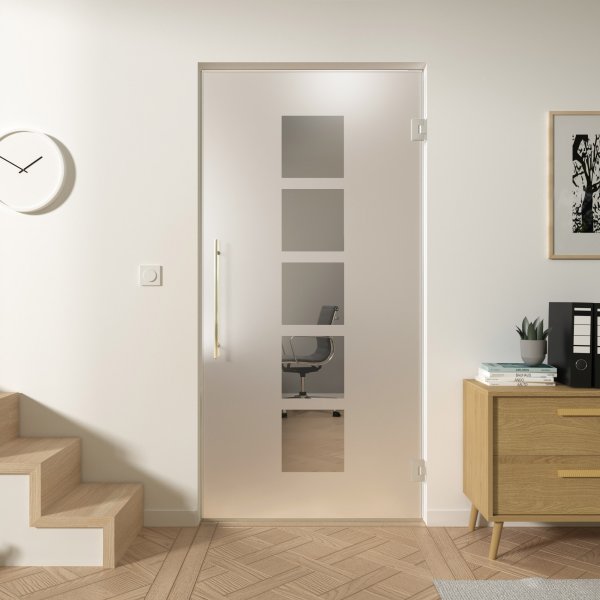 Glas Pendeltür CARRE 3