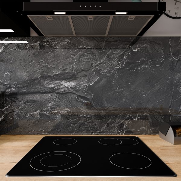 Küchenrückwand ESG Glas 6mm mit keramischen Farbdruck SCHIEFER 1