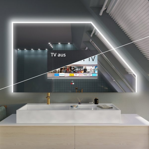 Spiegel mit Fernseher - SANTA ROSA ECO DS