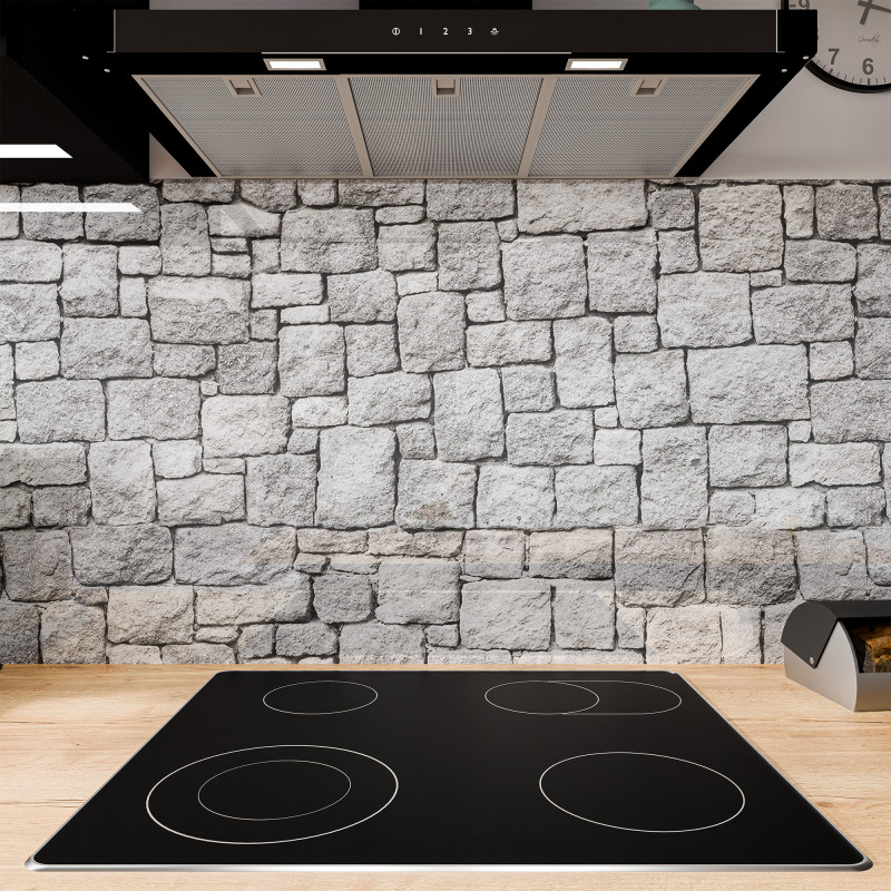 Küchenrückwand ESG Glas 6mm mit keramischen Farbdruck STEINWAND 1