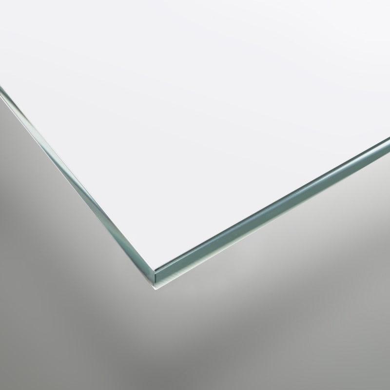 Lackiertes Glas - Weiß / Alpinweiß - REF 9003, 4mm