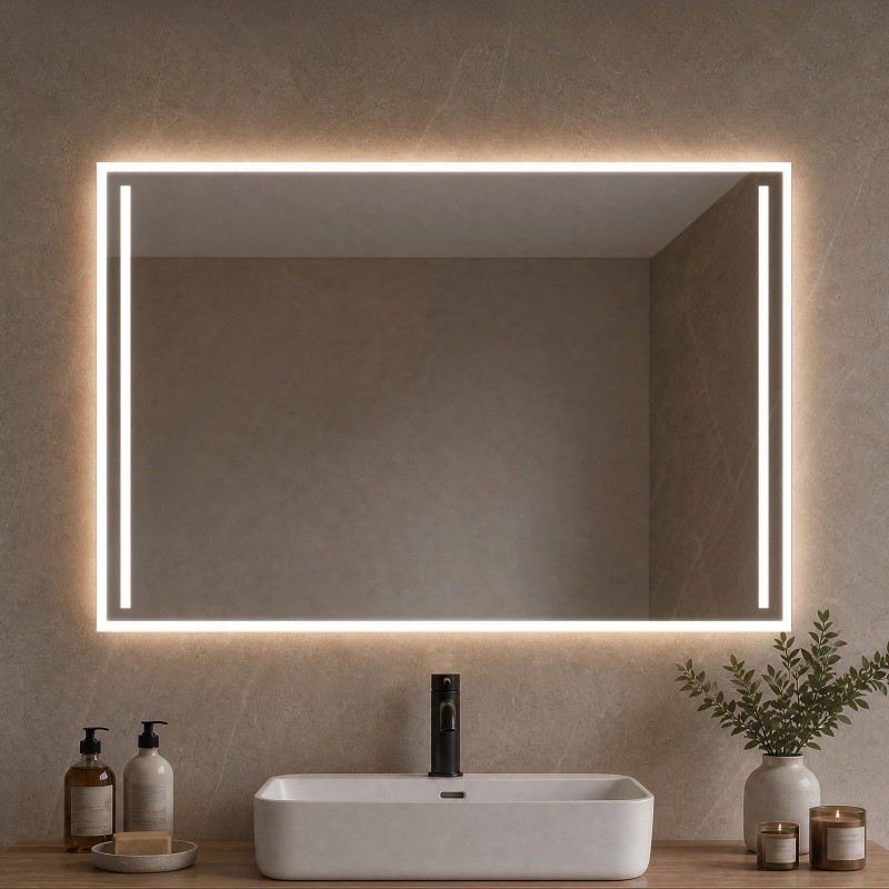 Badspiegel mit LED Beleuchtung - Cartagena