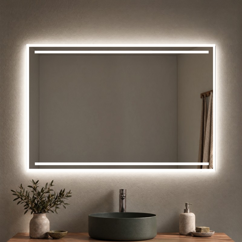 Badspiegel mit LED Beleuchtung - Calnegre