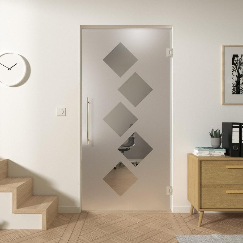 Glas Pendeltür CARRE 7