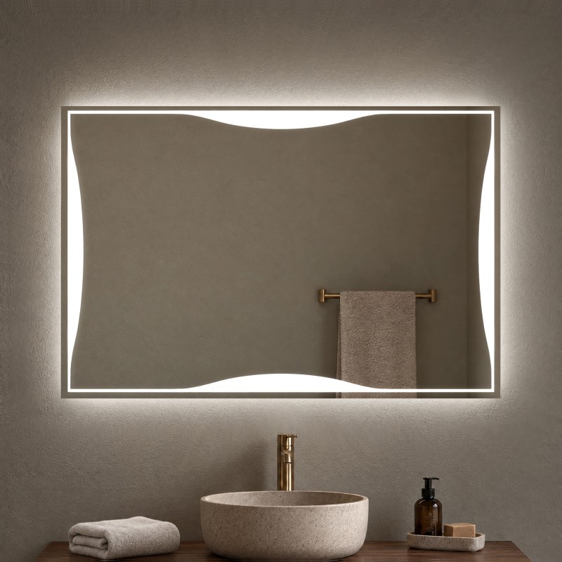 Badezimmerspiegel mit LED Beleuchtung - F569L4