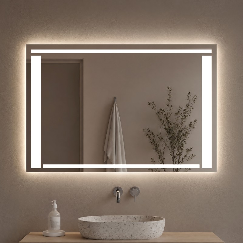 Badezimmerspiegel mit Licht - M546L4