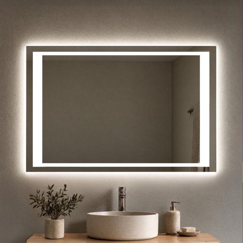 Badspiegel mit LED Beleuchtung - Frisco