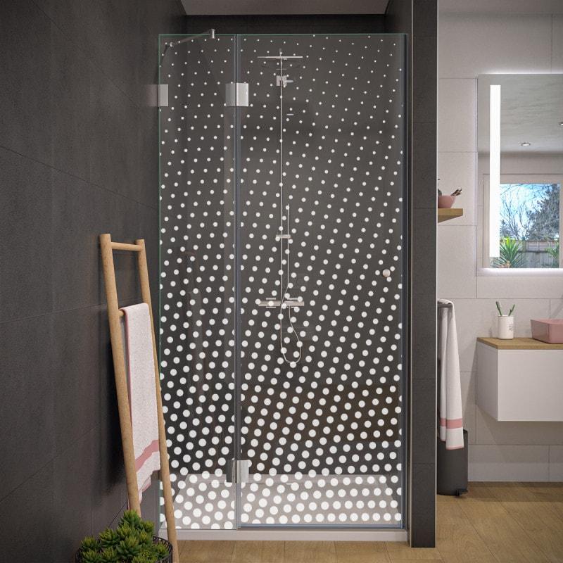 Design Duschtür nach Maß aus Glas DOT 1/104