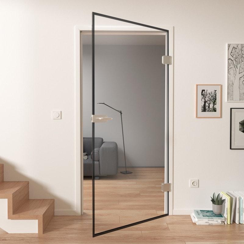 Glastür mit schwarzem Rahmen FRAME 3