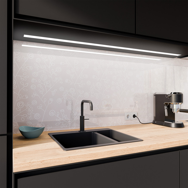 Küchenrückwand ESG Glas 6mm mit keramischen Farbdruck BLUMEN 3