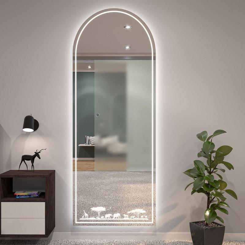 LED Spiegel mit Motiv Kalahari 1