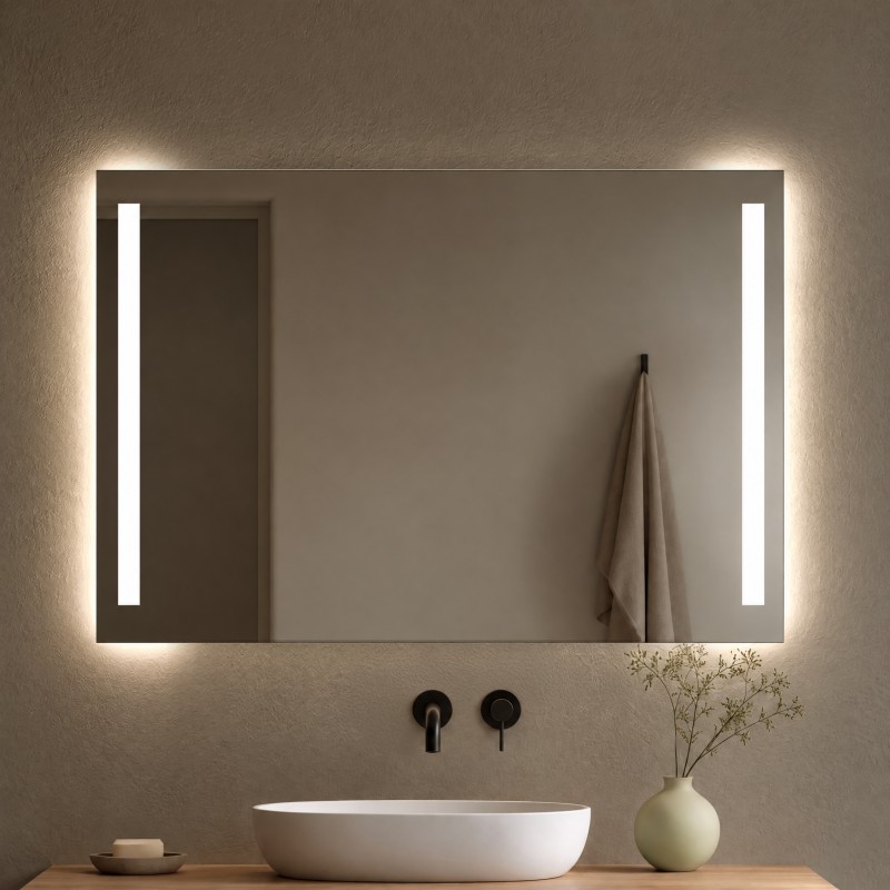 Badspiegel mit LED Beleuchtung - Houston
