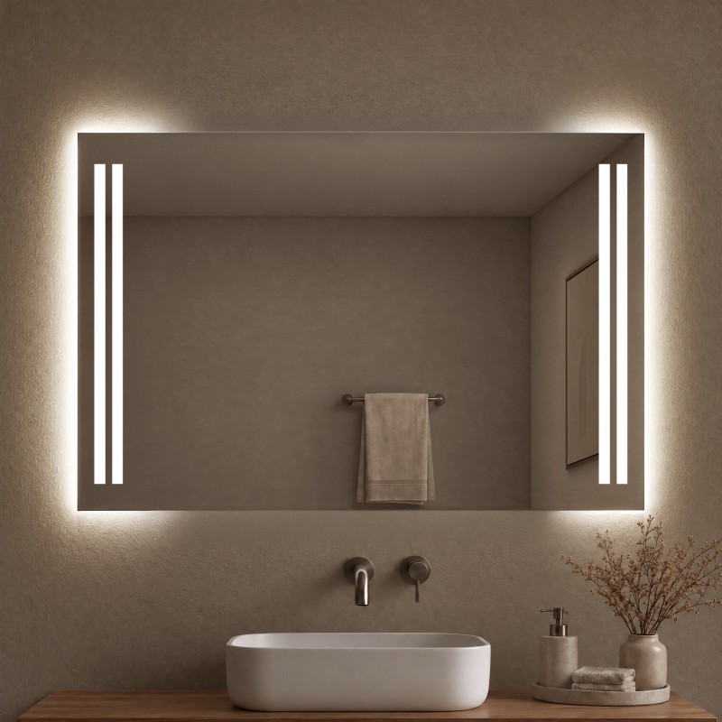 Spiegel modern mit Licht - M02L2V
