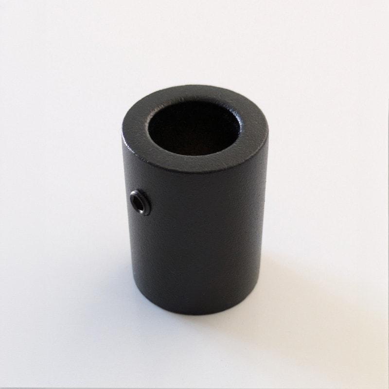 Wandanschluss 90° Schwarz für 12 mm-Stabilisationsstange