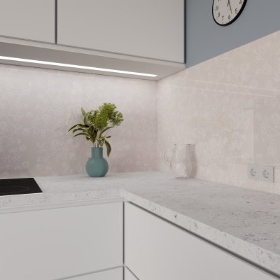 Küchenrückwand ESG Glas 6mm mit keramischen Farbdruck BLUMEN 3