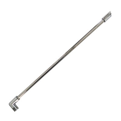 Stabilisationsstange Rund in Chrom Ø12 mm x 0,5 m für 45°-Befestigung der Glasduschwand