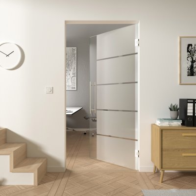 Glas Pendeltür AREA 17