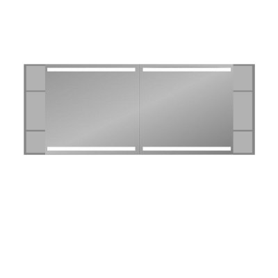 Badezimmer Spiegelschrank mit Beleuchtung - CATANIA