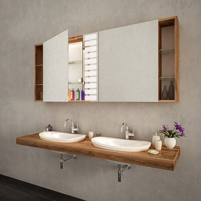Badezimmerspiegelschrank LED - TRIENT