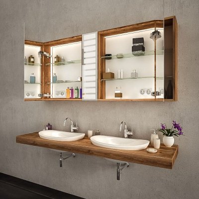 Badezimmerspiegelschrank LED - TRIENT