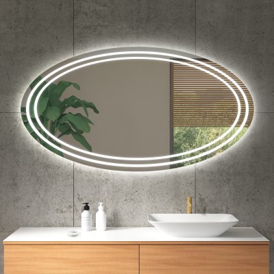 Ovaler Badspiegel beleuchtet F631L4O