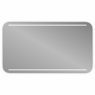 Badspiegel mit abgerundeten Ecken M508L4R