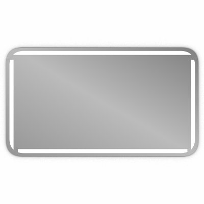 Badspiegel mit runden Ecken F589L4R