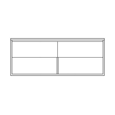 Beleuchteter Badezimmer Unterschrank 35A/LED