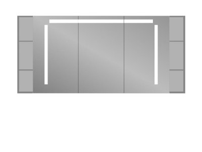 Beleuchteter Spiegelschrank - GÖTEBORG