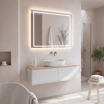 Badspiegel mit LED Beleuchtung - Berja