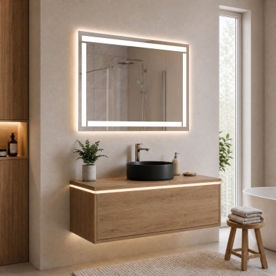 Badspiegel mit LED Beleuchtung - M542L4