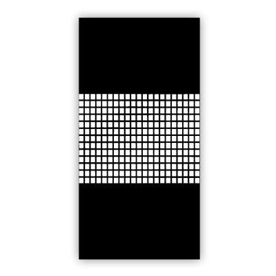 Design Duschtür aus Glas CARRE 1/104