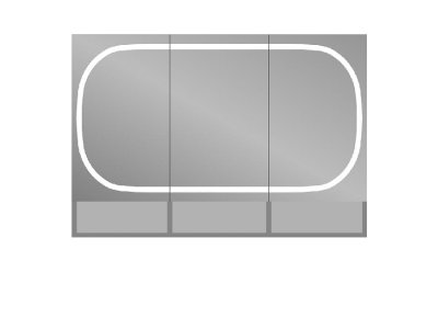 Design-Spiegelschrank Bad - DAVOS