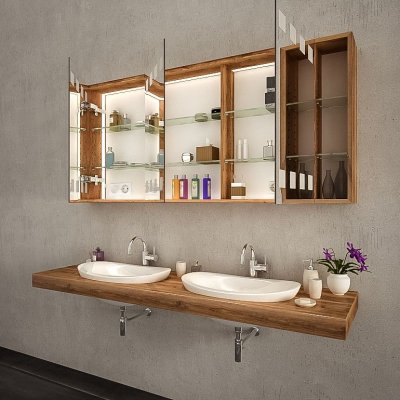 Design-Spiegelschrank - MALMÖ