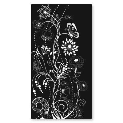 Duschkabine Glas Eckeinstieg BLUMEN 1/209