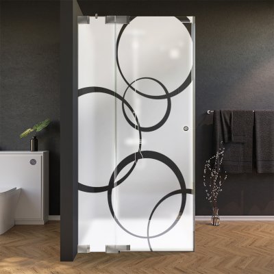 Glas Duschkabine Tür seitlich CERCO 3/210