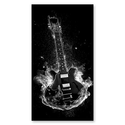 Duschtür Glas mit Motiv GITARRE 101