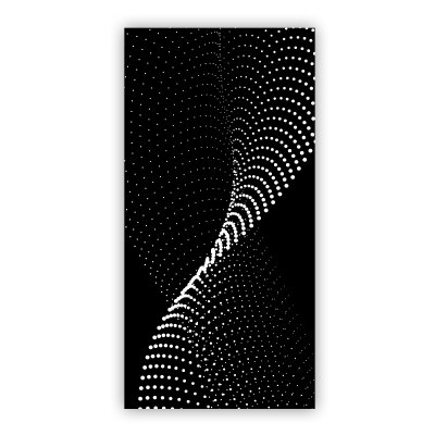 Duschtür aus Glas Laser-Design DOT 8/104