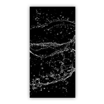 Duschtür aus Glas Laser-Design WASSER 4/104