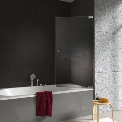 Badewannen Duschwand aus Glas mit Drehtür - Galana Pro (rechts)