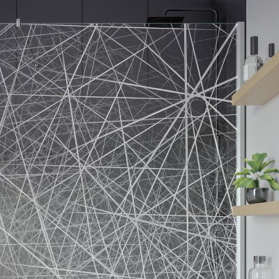 Duschwand mit Motiv DESIGN 2T