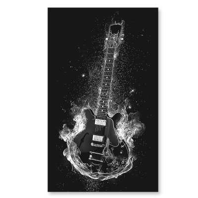 Duschwand mit Motiv GITARRE (T)
