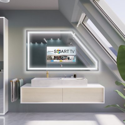 Spiegel mit Fernseher - PORTAU ECO DS