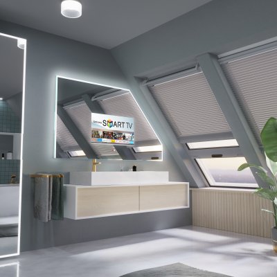 Spiegel mit Fernseher - SANTA ROSA ECO DS