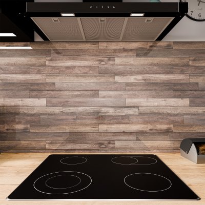 Küchenrückwand ESG Glas 6mm mit keramischen Druck HARDWOOD 1